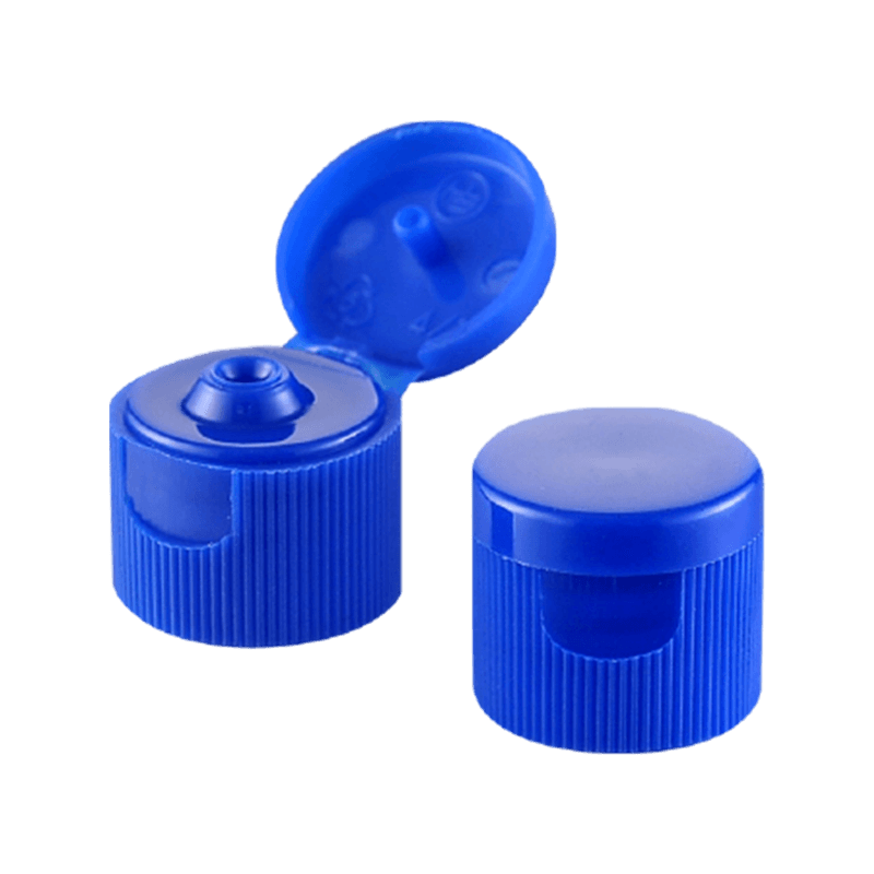 Tappo flip top in plastica blu pp