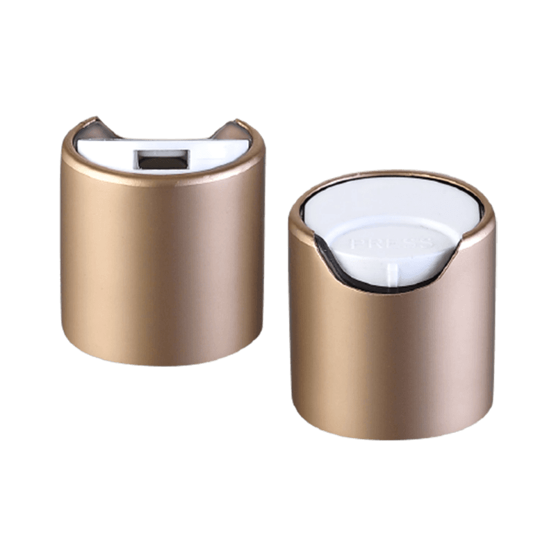 Tappo superiore del disco in plastica oro rosa