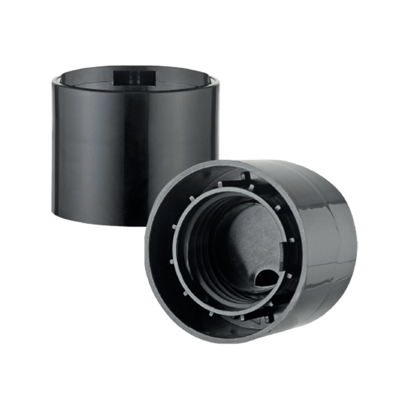 Tappo superiore del disco in plastica nera pp per detersivo